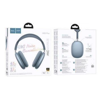 Навушники Big Bluetooth Hoco Apple AirPods W65 Plus blue 42212 фото