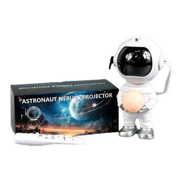 Нiчник Колонка Astronaut Star Costs з місяцем white 45636 фото