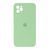 Silicone case Full camera iPhone 16 pastel green 41272 фото