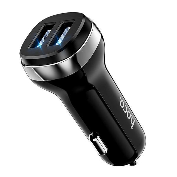 АЗП Hoco Z40 2.4A (2USB) + cable Type-C black 35378 фото