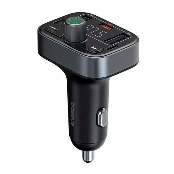 FM трансмістер Baseus S-09 Pro black 24943 фото