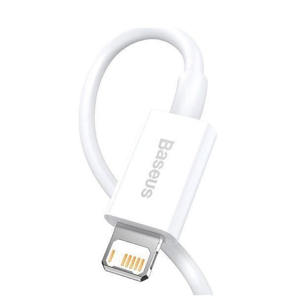 USB Cable Baseus Superior Series Fast Charging Lightning 2.4A (1m) white 18867 фото