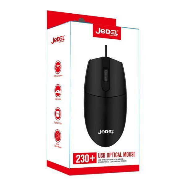 Мишка JEDEL 230 black 30208 фото