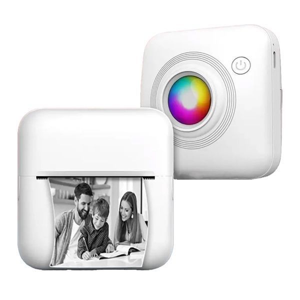 Портативний дитячий термопринтер Mini X3 white 40664 фото
