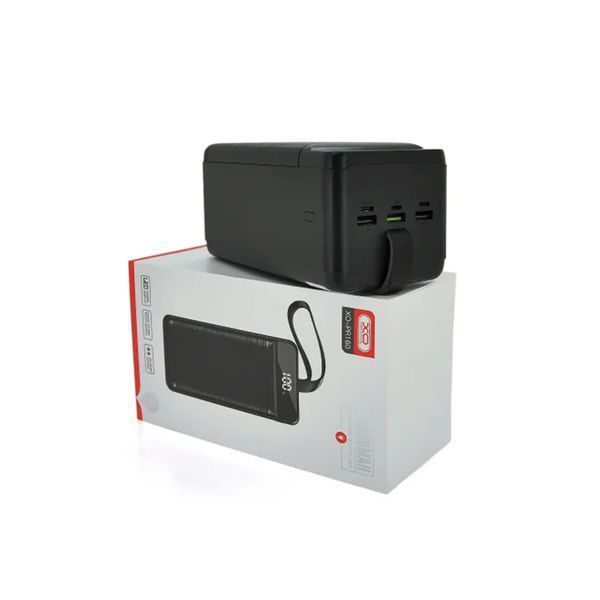 Power bank 80 000 mAh XO PR160 PD20W/QC22.5W black 00668 фото