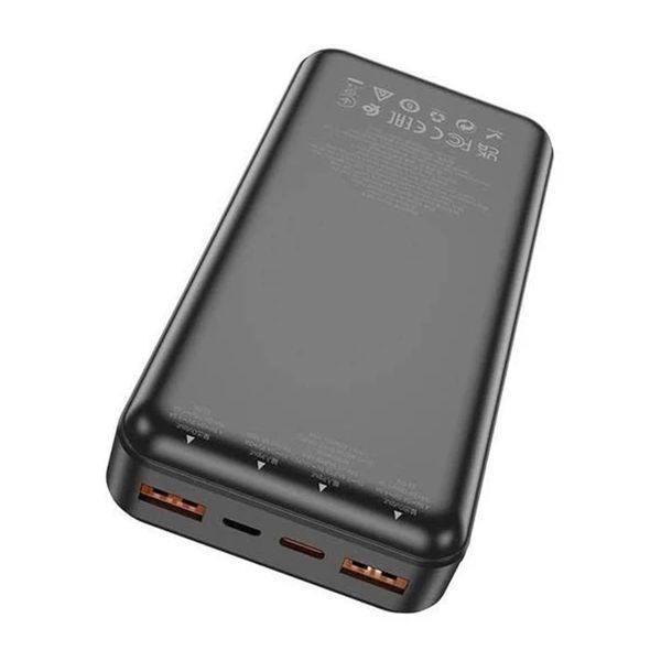 Power bank 20000 mah Hoco J108A PD 20W+QC 3.0 22.5W Bipow Display black 35270 фото