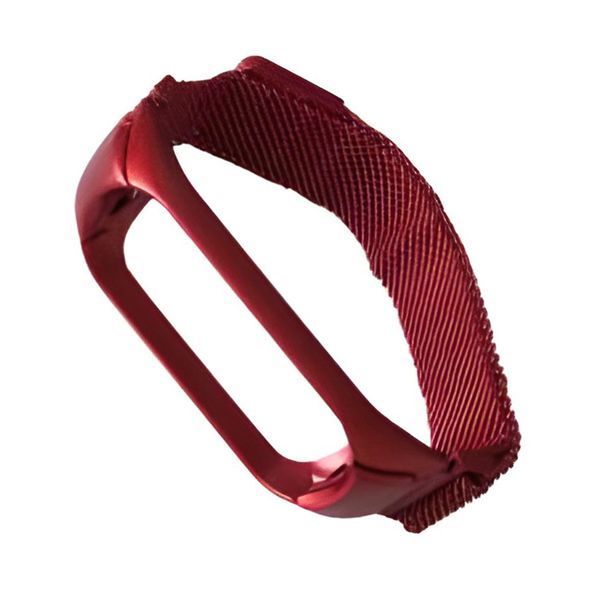 Ремінець Xiaomi Mi Band 3/4 Milanese Loop magnet red 28787 фото