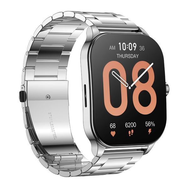 Смарт-годинник Amazfit Pop 3S Metal Silver UA 37047 фото