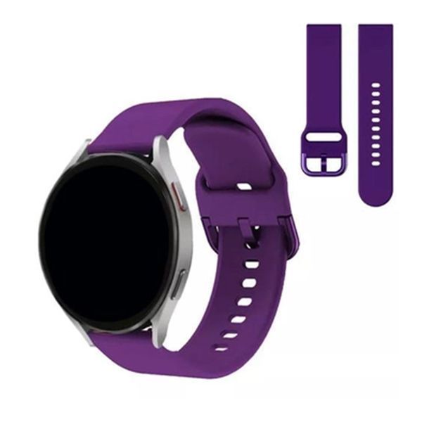 Універсальний ремінець 20mm silicone violet 34698 фото