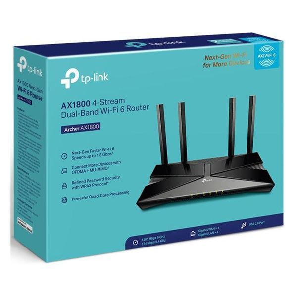 Wi-Fi Router TP-LINK Archer AX1800 33028 фото