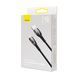 Кабель Baseus Glimmer Series Fast Charging Lightning 2.4A (2m) black 13028 фото 2