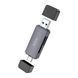 Сard reader Hoco HB45 USB/Type-C 3.0 Micro/Micro SD black 37279 фото 1
