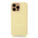Силікон iPhone 15 Pro Max Smooth MagSafe yellow 41893 фото 1