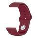 Універсальний ремінець 20mm silicone marsala 30737 фото 2