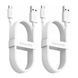 USB Cable Baseus Simple Wisdom Data Cable Kit Micro 2.1A (1.5m) 2шт white 44137 фото 4