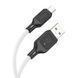 USB Cable Hoco Micro usb X90 2.4A 1m white 25326 фото 2