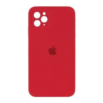 Silicone case Full camera iPhone 15 Pro Max crimson 32290 фото