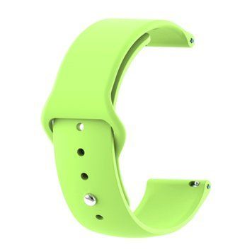 Універсальний ремінець 22mm silicone lime green 38893 фото