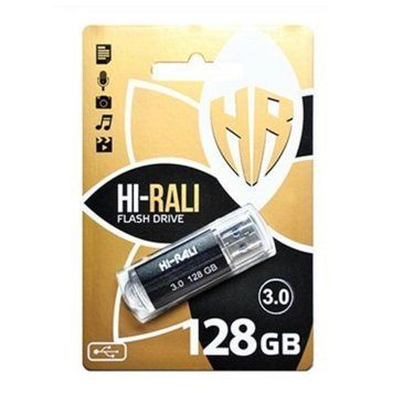 USB Flash 128 GB HI-Rali Corsar Black 3.0 31164 фото