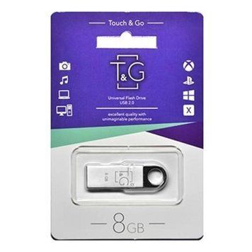 USB Flash 4 GB T&G 026 Metal Silver 39170 фото