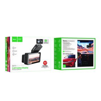Відеореєстратор Hoco DV-11 2K black 39625 фото