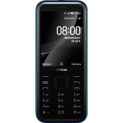 Телефон Nokia 8000 DS 4G Blue UA 26771 фото