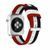 Ремінець Apple watch 38/40mm Sport Nylon Stripe black red 22935 фото