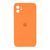 Silicone case Full camera iPhone 13 hot orange 31695 фото