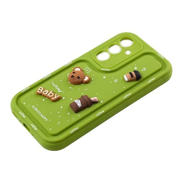 Силікон Xiaomi Redmi A3 Pretty Things green 36592 фото