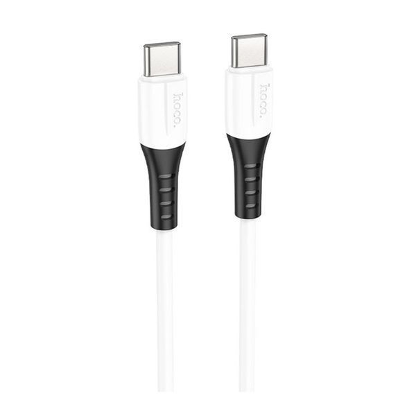 Cable Hoco Type-C to Type-C X82 60W/3A 1m white 39680 фото