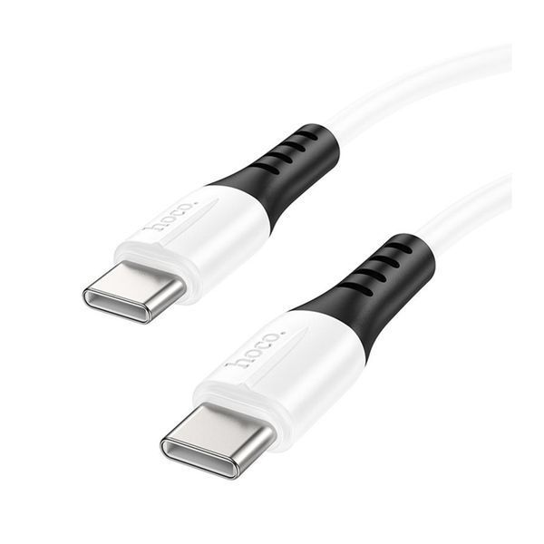 Cable Hoco Type-C to Type-C X82 60W/3A 1m white 39680 фото