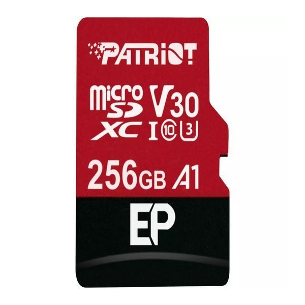 MicroSD 256GB Patriot UHS-I U3 100R Class10 + SD adapter UA 36540 фото