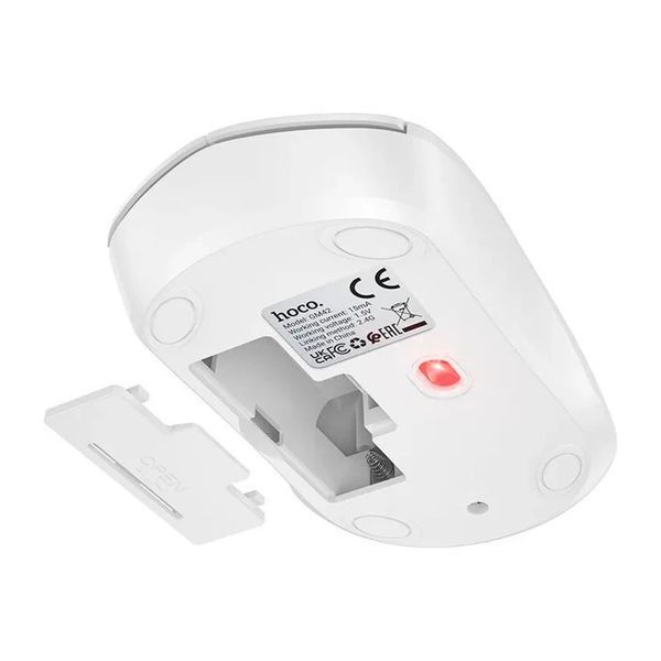 Мишка Bluetooth Hoco GM42 white 44546 фото