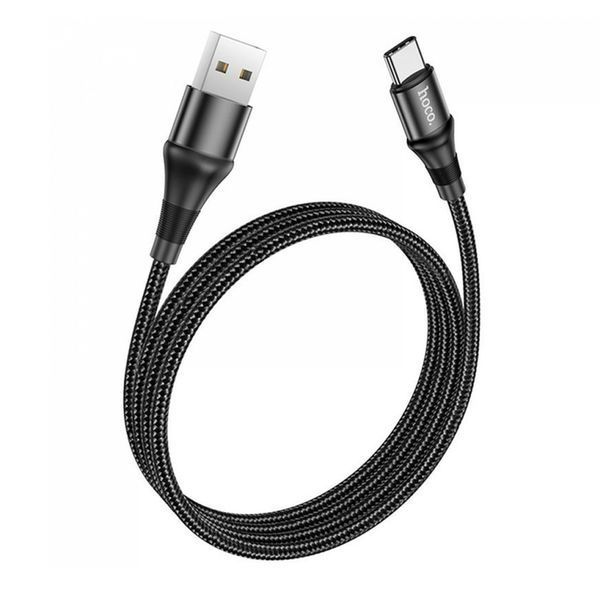 USB Cable Hoco Type-C X50 3A 1m чорний 23882 фото
