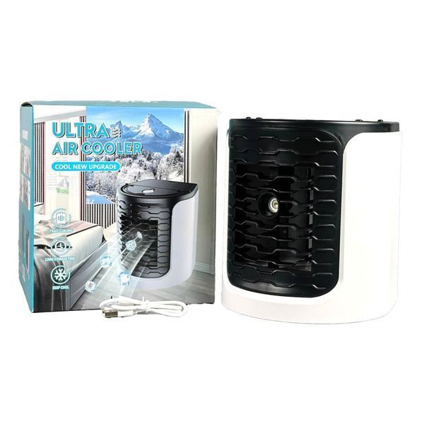 Вентилятор Кондиціонер + зволоження повітря Ultra Air Cooler USB white-grey 41227 фото