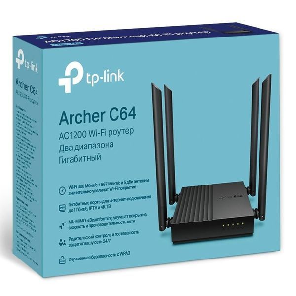 Wi-Fi Router TP-LINK Archer C64 UA 06617 фото