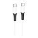 Cable Hoco Type-C to Type-C X82 60W/3A 1m white 39680 фото 2
