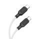 Cable Hoco Type-C to Type-C X90 60w/3A 1m white 40201 фото 3
