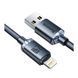 USB Cable Baseus Crystal Shine Series Lightning 2.4A (2m) black 09904 фото 2