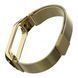 Ремінець Xiaomi Mi Band 5/6 Milanese Loop magnet ombre gold-green 06919 фото 2
