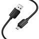 USB Cable Hoco Micro usb X113 1m black 46050 фото 3