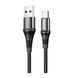 USB Cable Hoco Type-C X50 3A 1m чорний 23882 фото 1
