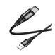 USB Cable Hoco Type-C X50 3A 1m чорний 23882 фото 3