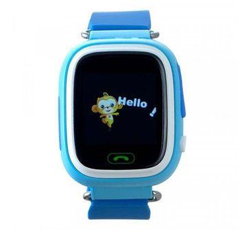 Дитячий годинник з GPS Q90/Q100 (td-02) blue 08297 фото
