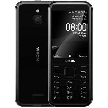 Телефон Nokia 8000 DS 4G Black UA 23579 фото