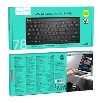 Клавіатура Bluetooth Hoco GM70 black 45637 фото