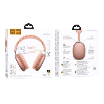 Навушники Big Bluetooth Hoco Apple AirPods W65 Plus orange 42211 фото