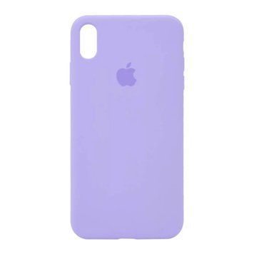 Silicone case Full iPhone Xr light purple 23173 фото