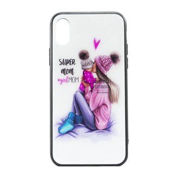 Силікон iPhone X/Xs Glass Super mom 09190 фото