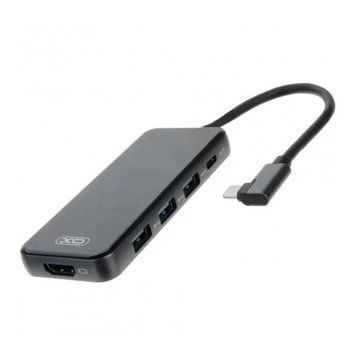 Type-C HUB XO-HUB002 black 29753 фото